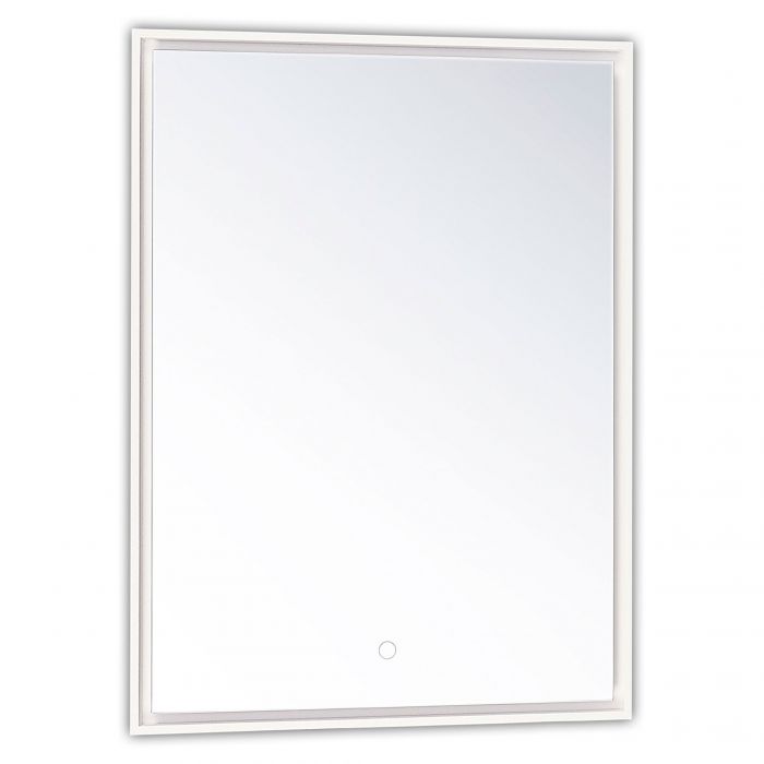 prsTECH® LED Spiegel Deluxe 800x600mm Weiss (Weiss - 800 x 600mm)