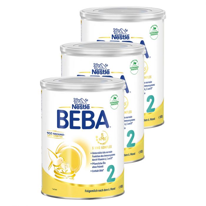 Nestlé BEBA 2 Folgemilch (3 x 800g)