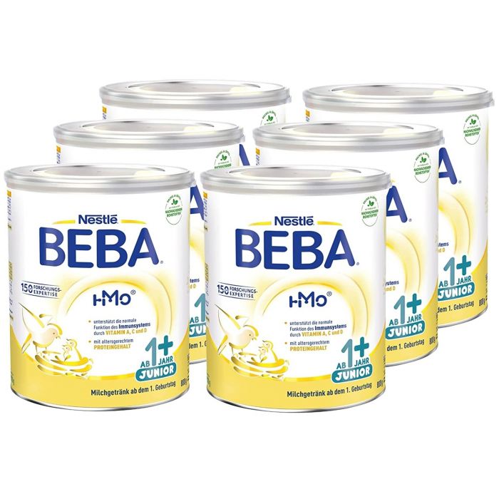 Nestlé BEBA JUNIOR 1+ Kindermilch (6 x 800g)