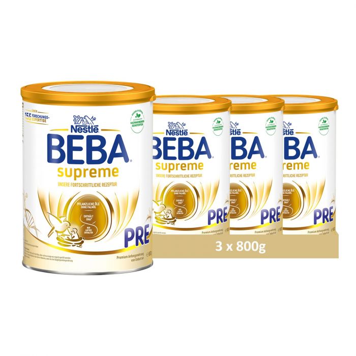 Nestlé BEBA SUPREME PRE Anfangsnahrung (3 x 800g)