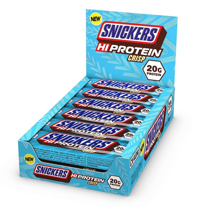 MARS Snickers Hi-Protein Riegel Chocolate Crisp 12x55g (12 x 55g)