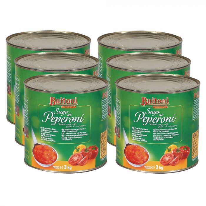 Buitoni Tomatensauce mit mildem Paprika (6 x 3kg)