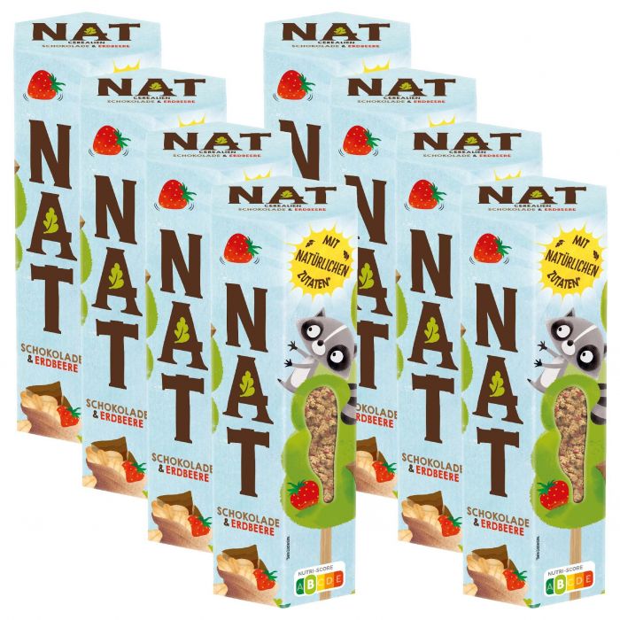 Nestlé NAT Schoko-Erdbeere Knuspermüsli  (8 x 270g)