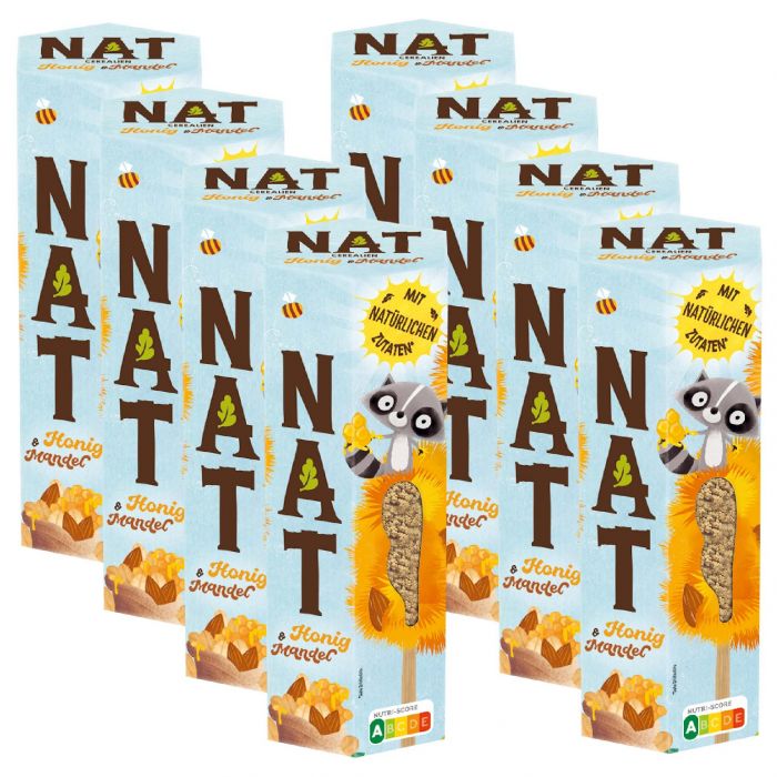 NESTLÉ NAT Honig-Mandel Knuspermüsli (8 x 270g)