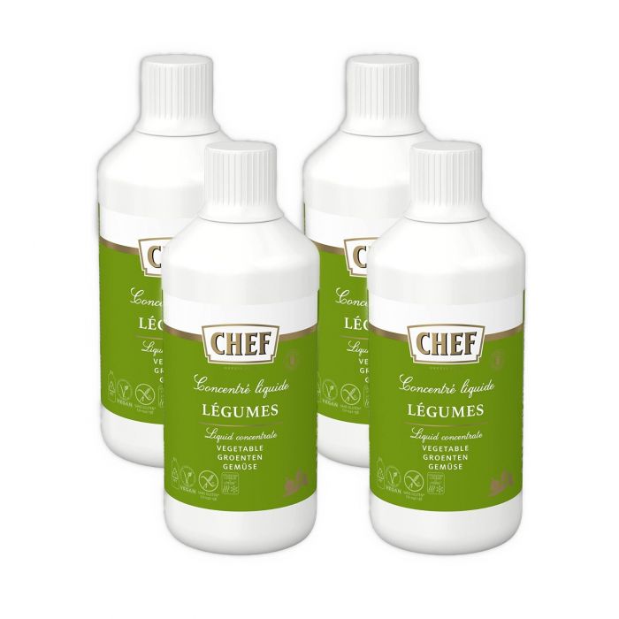 CHEF Flüssiges Konzentrat Gemüse (4 x 1L)