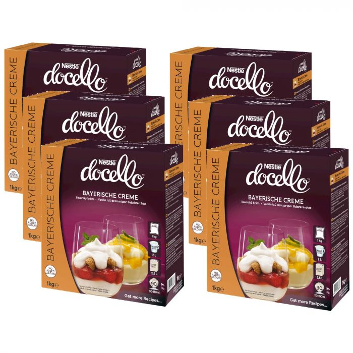 NESTLÉ DOCELLO Dessertpulver für Bayerische Creme (6 x 1kg)