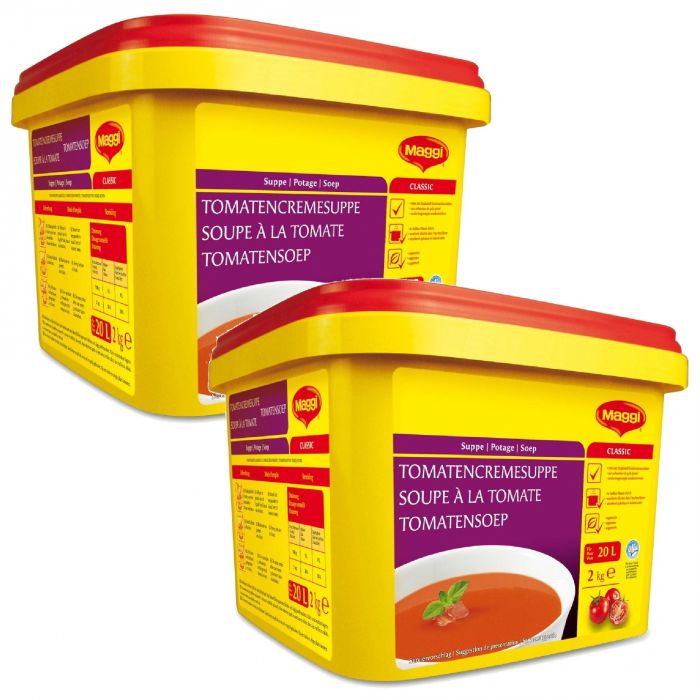 MAGGI Classic Tomatencremesuppe (2 x 2kg)