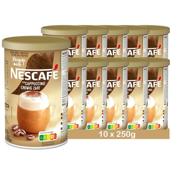 NESCAFÉ Gold Typ Cappuccino löslicher Bohnenkaffee (10er Pack (10 x 250g))