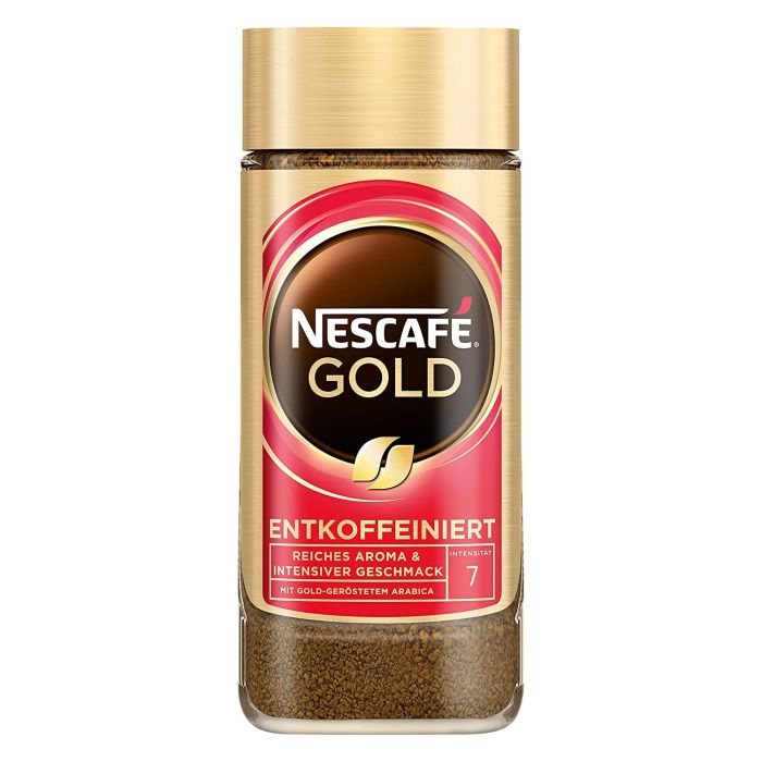 NESCAFÉ GOLD Entkoffeiniert, löslicher Bohnenkaffee, koffeinfrei (1 x 100g)