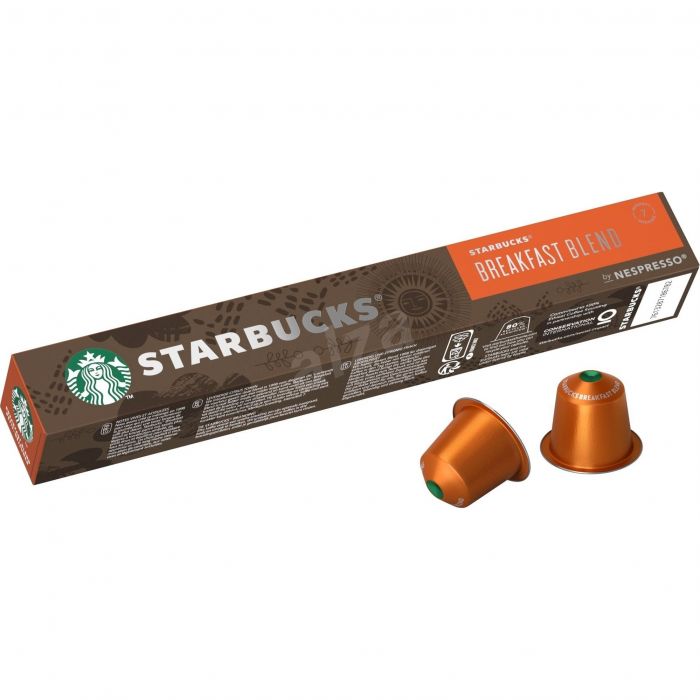 Starbucks Breakfast Blend Medium Roast für Nespresso  (1 x 10 Kapseln)