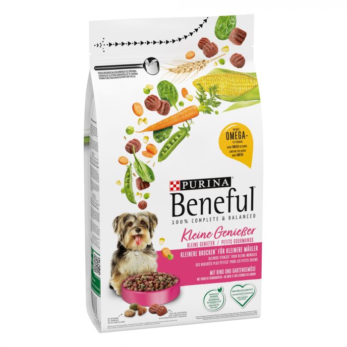 BENEFUL Kleine Genießer mit Rind Hundetrockenfutter 1,4kg Beutel (1er Pack (1 x 1400g))