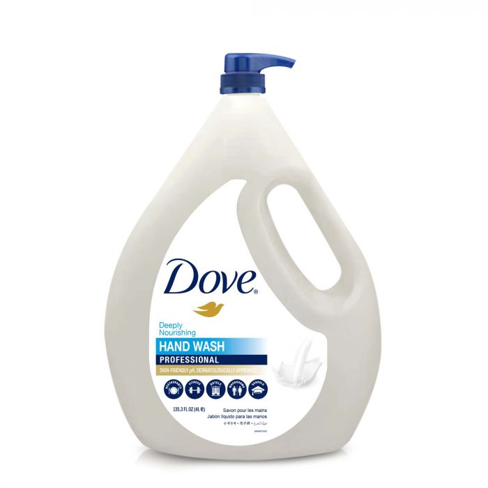 Dove Pro Handwash | Pflegende Handseife | Waschlotion für den täglichen Gebrauch | Nachfüllpack (3 x 4L)