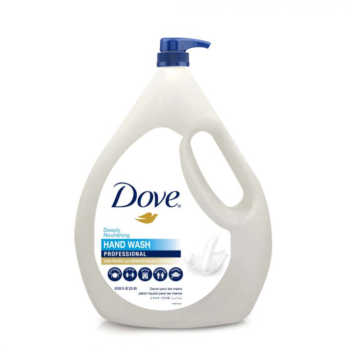 Dove Pro Handwash | Pflegende Handseife | Waschlotion für den täglichen Gebrauch | Nachfüllpack (1x 2L)