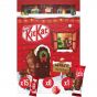 KITKAT Adventskalender mit 24 Schokoladenfiguren und Kugeln mit Knusperstückchen (10 Stück (10x208g))