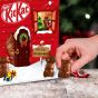 KITKAT Adventskalender mit 24 Schokoladenfiguren und Kugeln mit Knusperstückchen (1 Stück (208g))