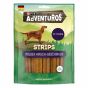 AdVENTuROS Strips Hundeleckerli fettarm, mit Hirschgeschmack 90g Beutel (6er Pack (6 x 90g))