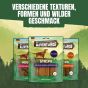 AdVENTuROS Strips Hundeleckerli fettarm, mit Hirschgeschmack 90g Beutel (1er Pack (1 x 90g))