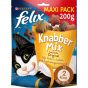 FELIX KnabberMix Original, Knuspriger Katzensnack mit 3 Geschmacksrichtungen (5er Pack (5 x 200g))