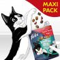 FELIX KnabberMix Strandspaß, Knuspriger Katzensnackmit 200g Beutel (5er Pack (5 x 200g))