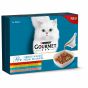 GOURMET Perle Genuss in Sauce Katzenfutter nass, Sorten-Mix 8er Pack à 85g Dose (10er Pack (10 x 8 x 85g))